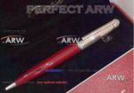 Perfect Replica AAA Cartier Pasha Pen Red & Silver Ballpoint Pen